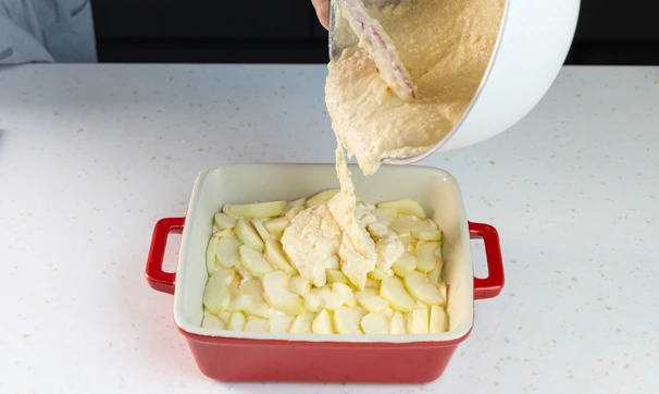 Пирог с&nbsp;творогом и&nbsp;яблоками , шаг 7/8