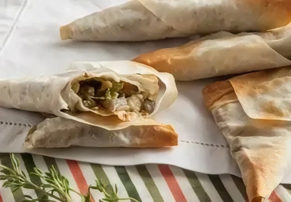 Рецепт «Закусочные пирожки с&nbsp;овощной начинкой»
