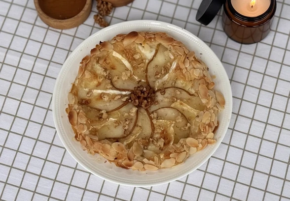 Рецепт «Галета с&nbsp;грушей и&nbsp;сыром »