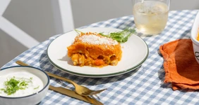 Запеканка с&nbsp;бататом и&nbsp;курицей