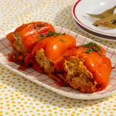 Перцы, фаршированные курицей и&nbsp;гречкой