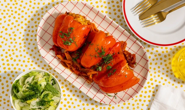 Перцы, фаршированные курицей и&nbsp;гречкой, шаг 5/5