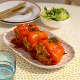 Перцы, фаршированные курицей и&nbsp;гречкой