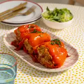 Перцы, фаршированные курицей и&nbsp;гречкой