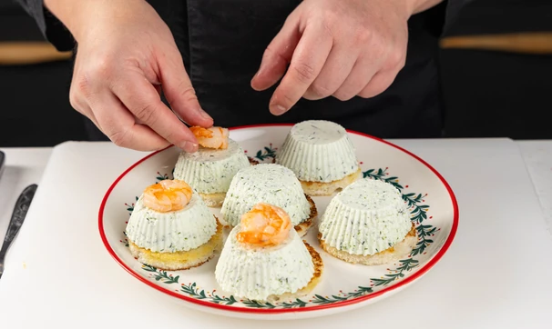 Новогодняя закуска с&nbsp;креветками, шаг 9/9