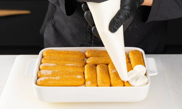 Мандариновый тирамису, шаг 6/7