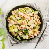 Паста с&nbsp;цукини и&nbsp;креветками