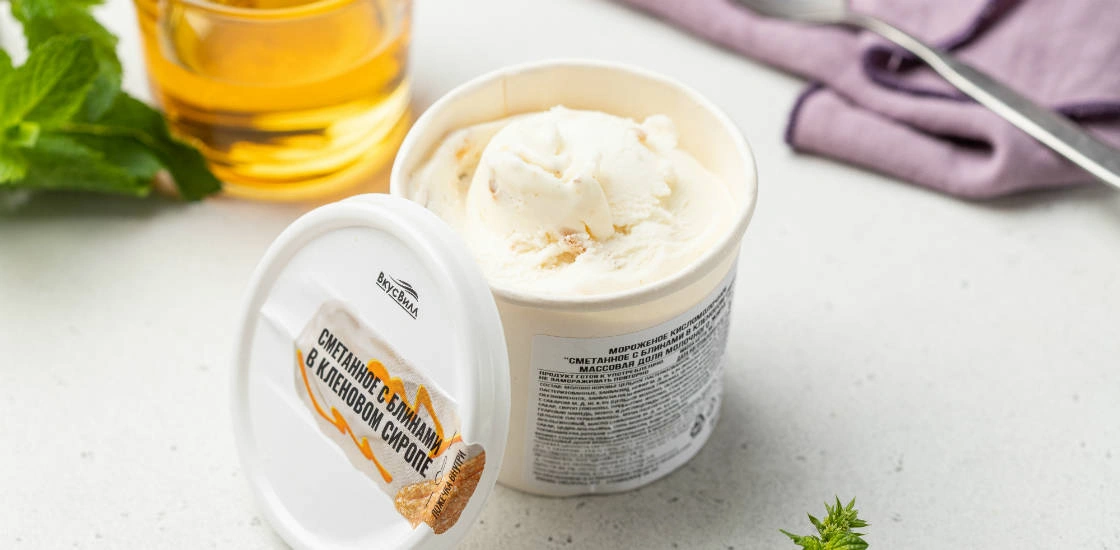 Мороженое «Сметанное с&nbsp;блинами» и&nbsp;детские колбаски: новинки недели