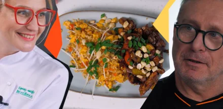 Та самая курица «Терияки» с рисом по-сингапурски