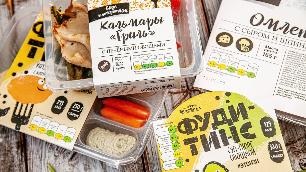 Три цвета вкусного: светофор на упаковках