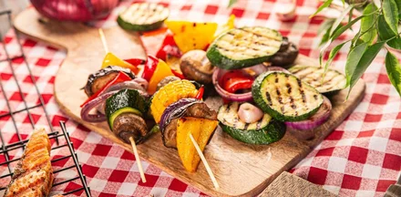 Шашлык без мяса: овощи, грибы и рыба на гриле