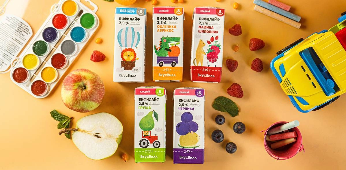 Встречайте новые упаковки детских кисломолочных напитков