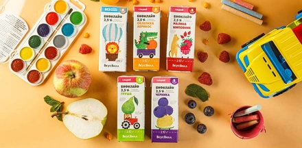 Встречайте новые упаковки детских кисломолочных напитков