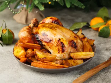 Курица с апельсинами