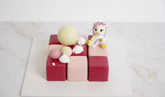 Торт-кубик «Единорог»