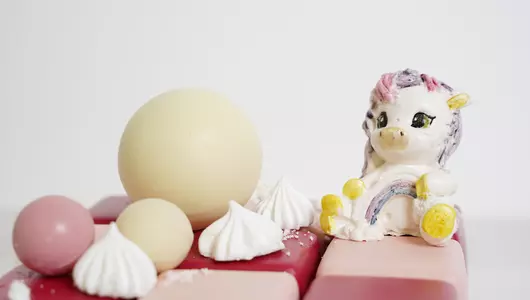 Торт-кубик «Единорог»