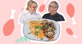 Курица терияки с рисом по-сингапурски как во ВкусВилле