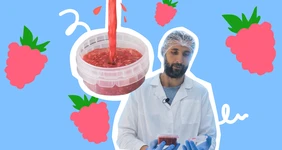 Как делают малину протёртую с сахаром