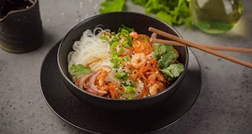 Фунчоза с креветками
