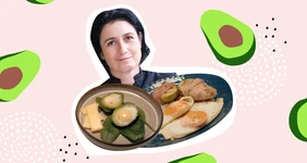Два завтрака с авокадо