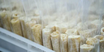 Замороженные блины упаковывают