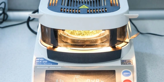 Тест на&nbsp;содержание влаги в&nbsp;сырье