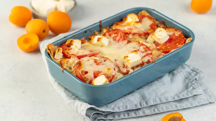 Запеканка с сыром из лаваша