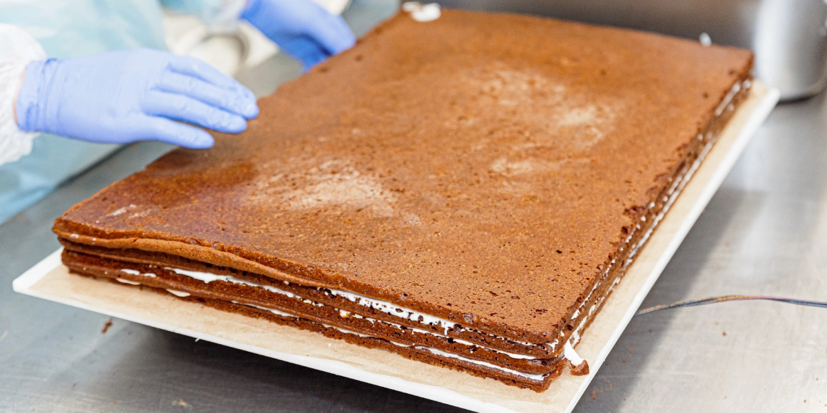 Торт имеет яркий карамельный вкус. Необычен десерт и своим цветом и текстурой: он плотный и тёмный, в отличие от более рыхлого и светлого классического