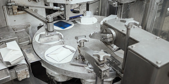 Так выглядит линия по фасовке творога