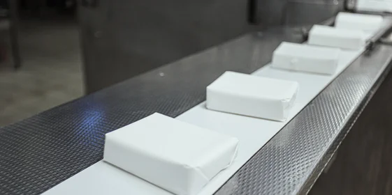 Творог фасуется в брикеты