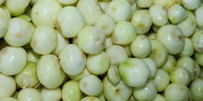 Параллельно очищается лук