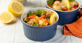 Курица в горшочке по-средиземноморски