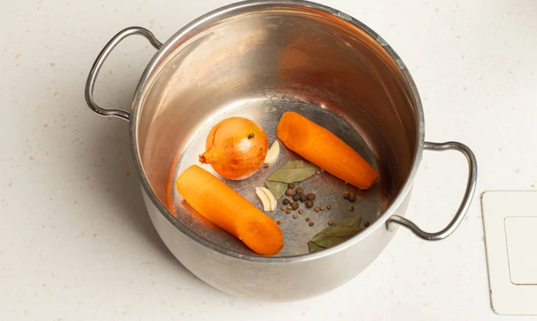 Холодец из курицы с желатином, шаг 1/10