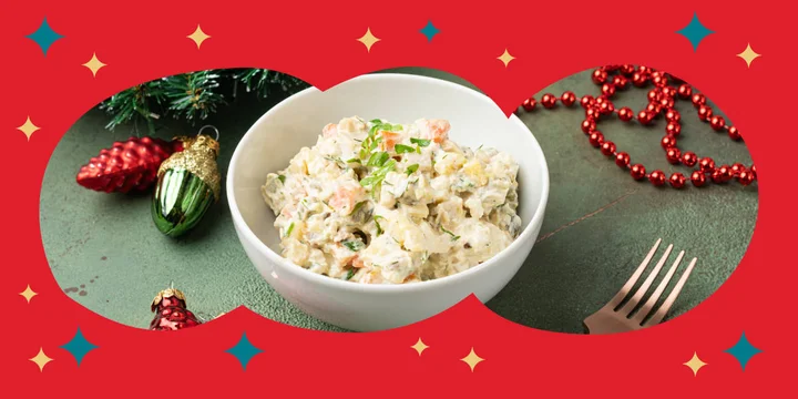 Рецепт оливье: как готовят салат в промышленном масштабе