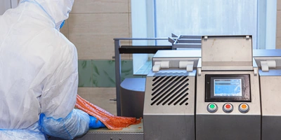 Посоленная рыба поступает на&nbsp;слайсер, который продольно разрезает филе. Такого оборудования в&nbsp;стране единицы