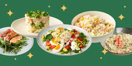 6 рецептов крабового салата: с палочками, кальмаром и другие вариации