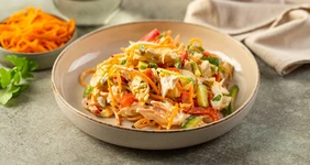 Салат с курицей и корейской морковью