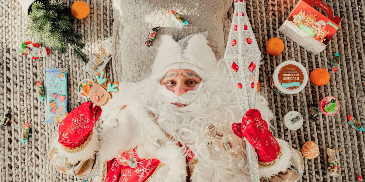 Что в&nbsp;холодильнике у Деда Мороза