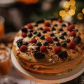Торт с орехами и ананасами