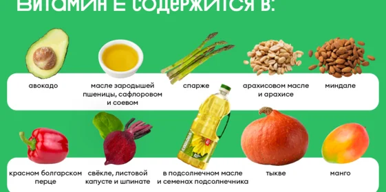 Польза и вред витамина Е
