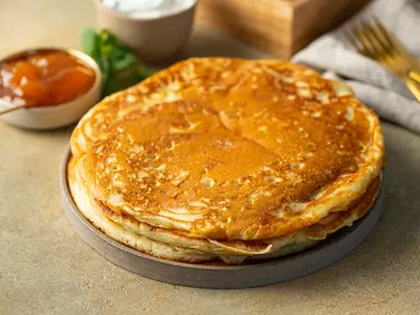 Пышные блины на кефире