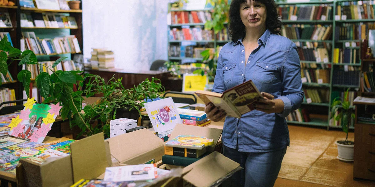 Библиотека деревни Жданово