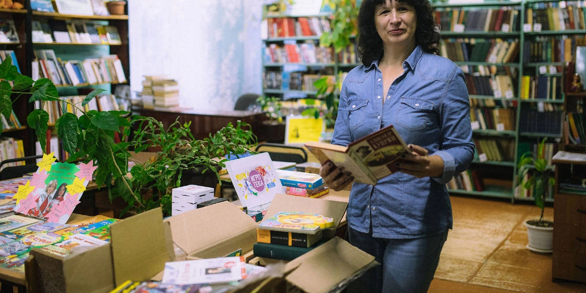 Библиотека деревни Жданово