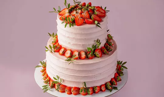 Торт "Свадебный 2 яруса"