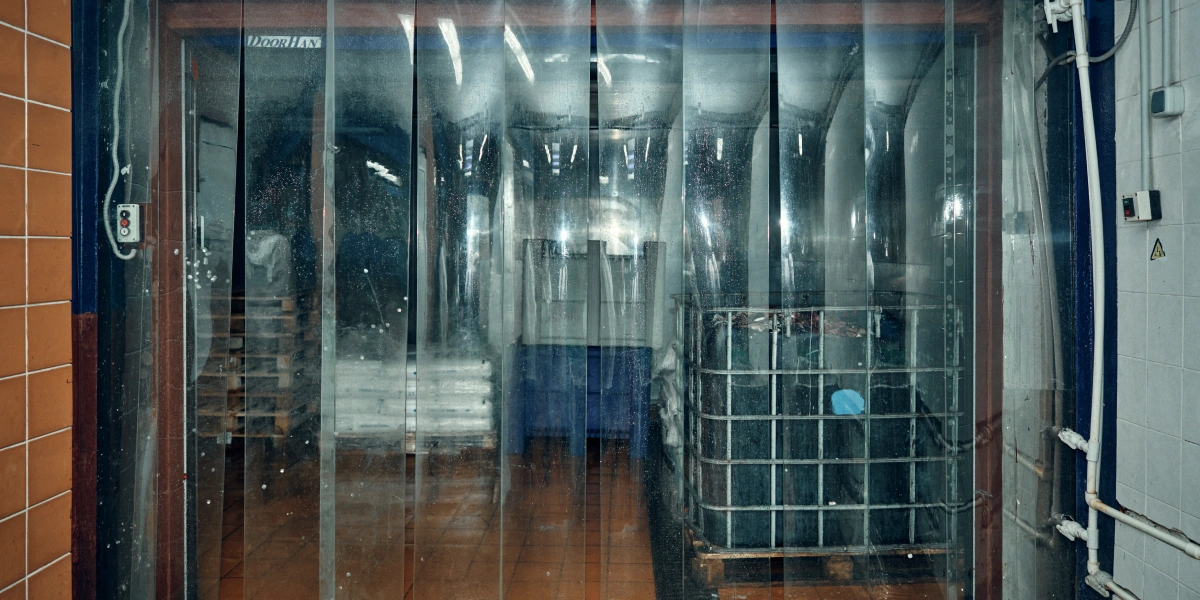 В этот ангар приезжает замороженная рыба, здесь же происходит растарка