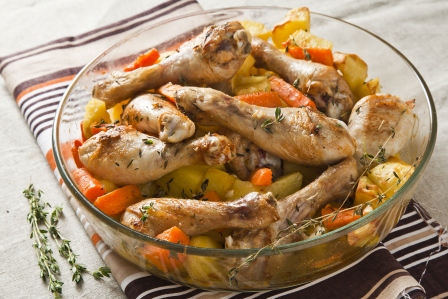Куриные ножки с овощами — процесс приготовления, фото 2 Куриные ножки с овощами — процесс приготовления, фото 2