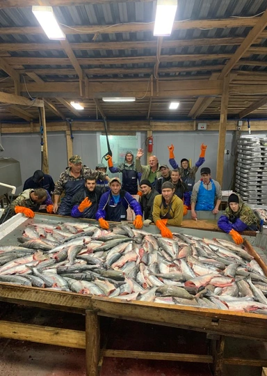 Коллектив обработки, фото 2018 года. Сейчас производство выглядит иначе