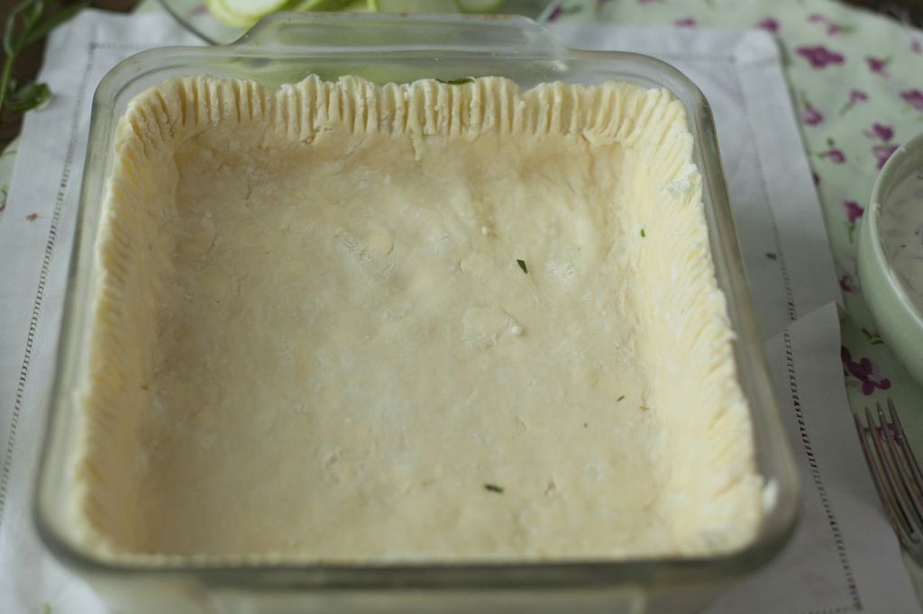Летний пирог с кабачками и курицей — процесс приготовления, фото 12 Летний пирог с кабачками и курицей — процесс приготовления, фото 12