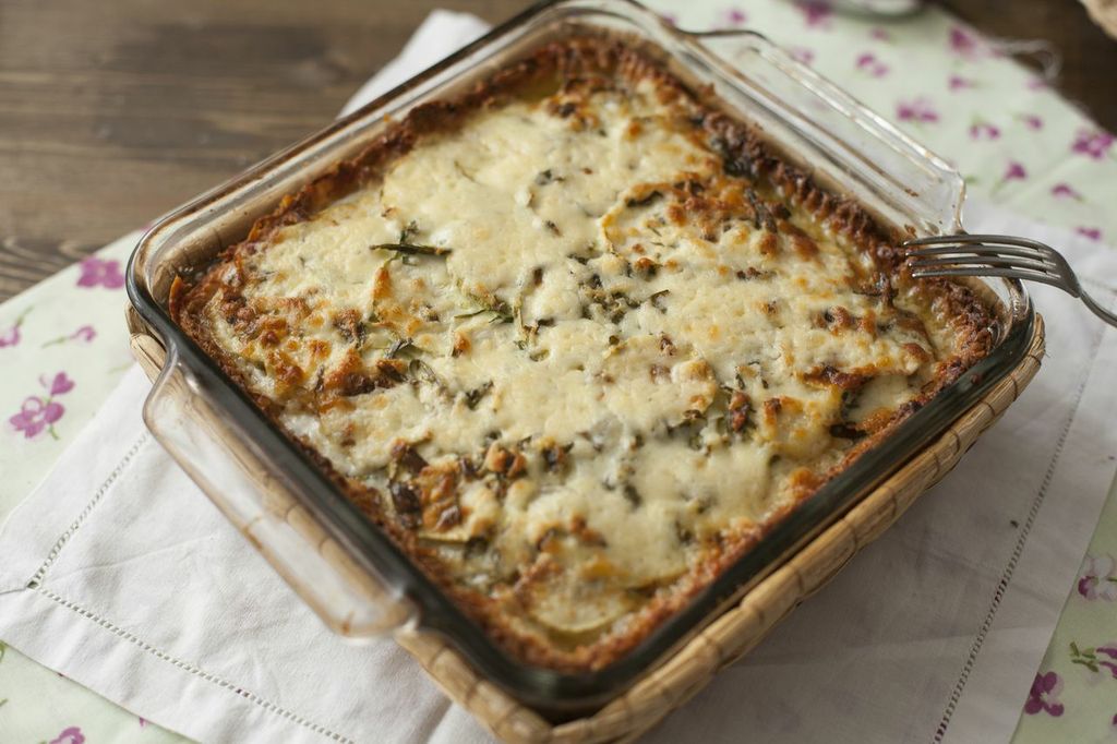 Летний пирог с кабачками и курицей — процесс приготовления, фото 16 Летний пирог с кабачками и курицей — процесс приготовления, фото 16