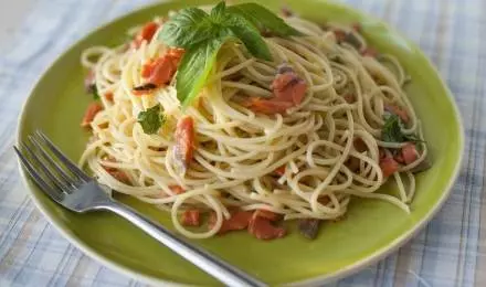 Спагетти с неркой